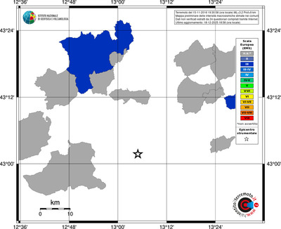 Mappa EMS - territori comuni