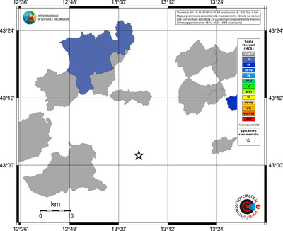 Mappa MCS - territori comuni