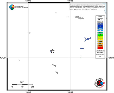 Mappa MCS - territori località