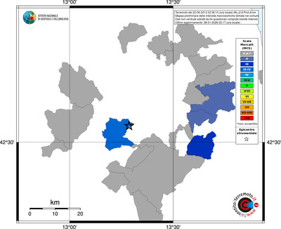 Mappa MCS - territori comuni