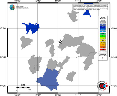 Mappa MCS - territori comuni