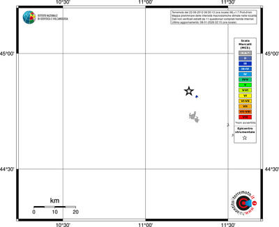 Mappa MCS - territori località