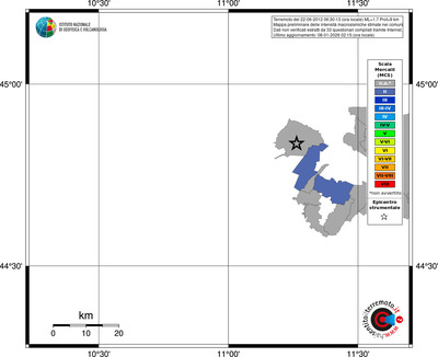 Mappa MCS - territori comuni