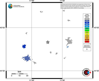 Mappa MCS - territori località