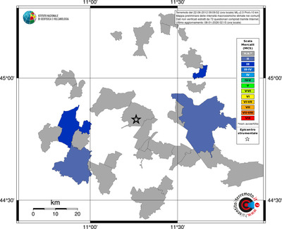 Mappa MCS - territori comuni