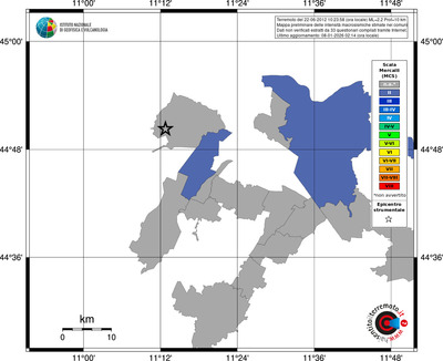 Mappa MCS - territori comuni