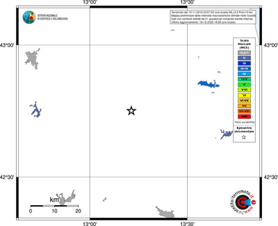 Mappa MCS - territori località