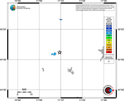 Mappa MCS - territori località