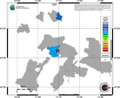 Mappa MCS - territori comuni